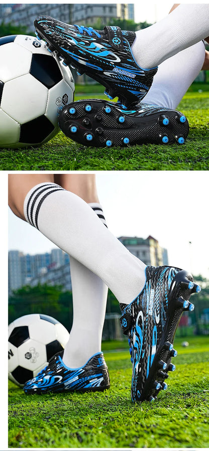 Kids Professional Soccer Shoes Indoor Men Football Field Boots Original Football Shoes TF/AG Society Cleats Grass Training Fast