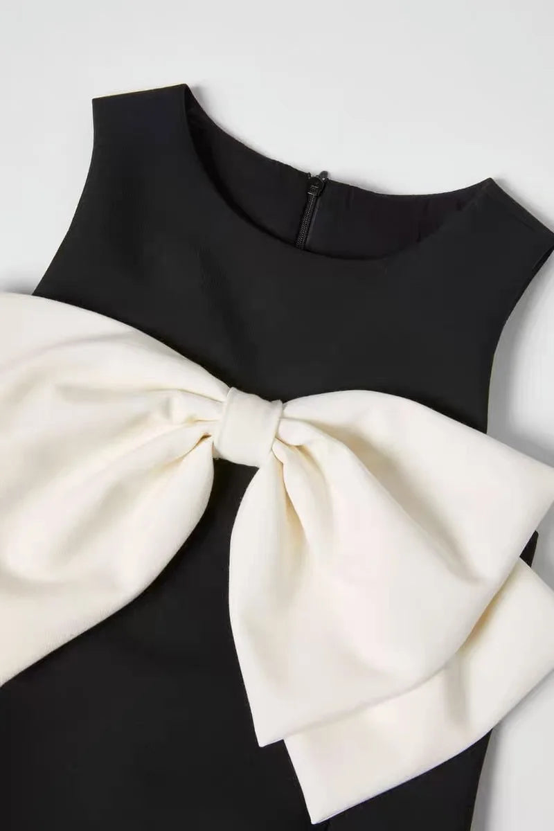 Vestido de Bebê Menina Princesa com Colete Vestido Infantil com Laço Preto sem Mangas Vestidos de Festa Concurso Aniversário Roupas de Bebê 2-10A