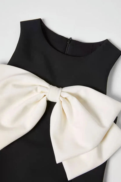 Vestido de Bebê Menina Princesa com Colete Vestido Infantil com Laço Preto sem Mangas Vestidos de Festa Concurso Aniversário Roupas de Bebê 2-10A