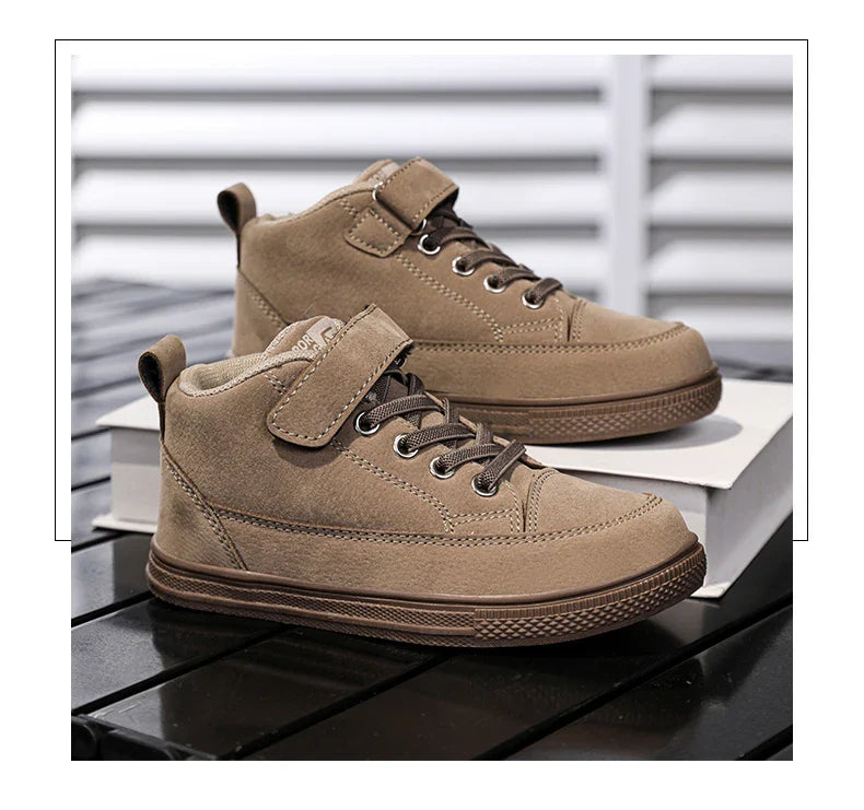 2025 Fashion Kids Sneakers Boys Girls Casual Board Shoes High Top Running Sports Shoes Children‘s Boots Non-slip Basketball New