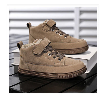 2025 Fashion Kids Sneakers Boys Girls Casual Board Shoes High Top Running Sports Shoes Children‘s Boots Non-slip Basketball New