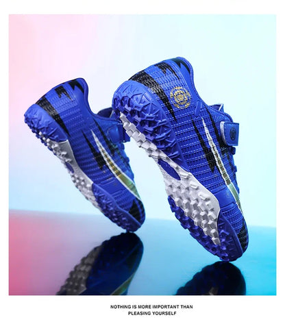New Child's Football Shoes Society Professional Original Child's Society Cleats Kid Sneakers Indoor Soccer Trainers Youth Sports