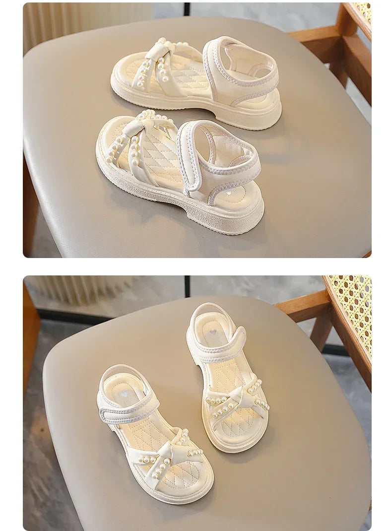 Children's Sandals Summer 2025 New Arrival Soft Bottom Slippers For Medium To Large Kids Women's Fashionable Beach Shoes
