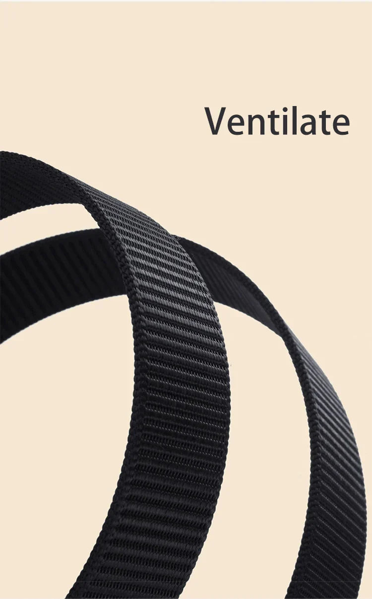 Men‘s Belt Nylon Breathable Belts for Men Outdoor Equipment Belt Cowboy Canvas Designer Belt Tactical Belt