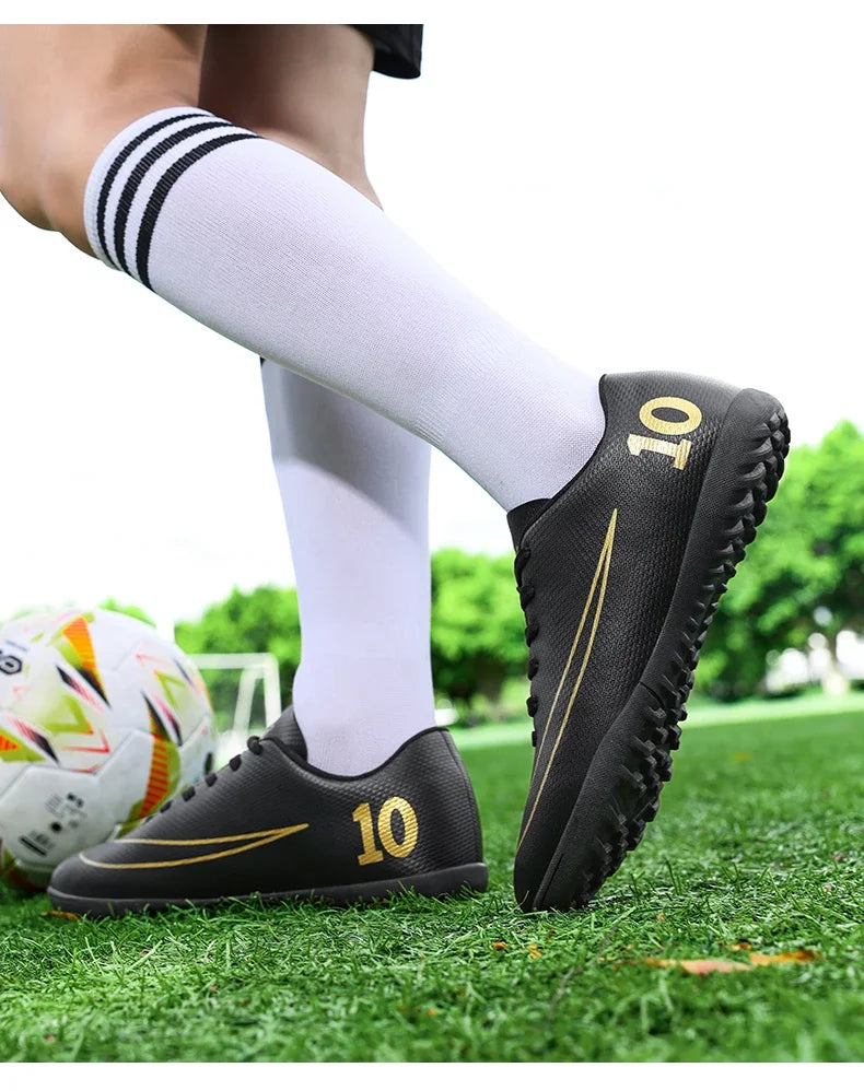 New Men Football Boots Sport Breathable Grass Professional Soccer Shoes High-quality Training Hot-selling Kids Unisex Students