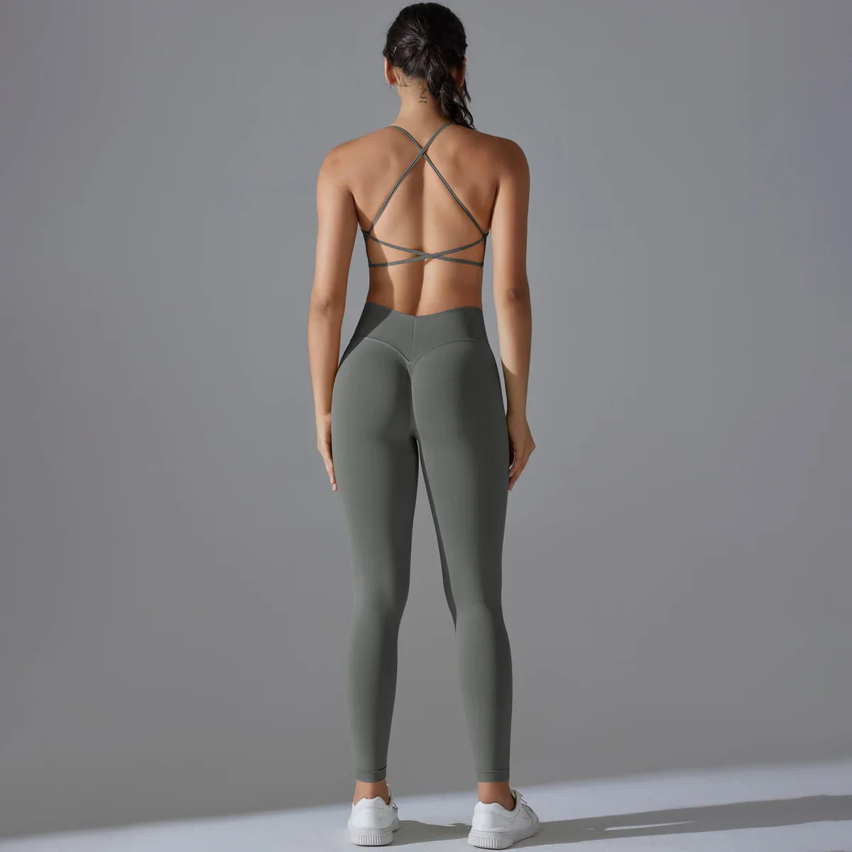 Ribbed Set Woman 2 Piece Seamless Yoga Set Gym Wear Push Up Sports Bra Leggings For Women Workout Outfit Sportswear Tracksuit