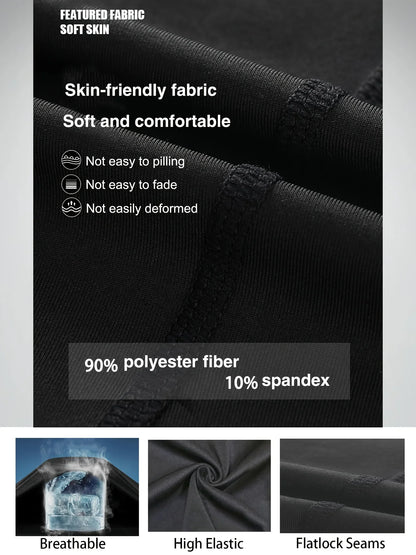 Men's Compression Shirts Fitness Snake Print Gym Shirts Quick Dry Rashguard Short Sleeve Sportswear Jogging Tops Tees Summer