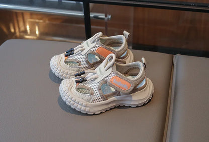 Kids Sport Sandals Summer Outdoor Casual Shoes Soft Breather Anti-slip Children Sneakers Unisex Boys Girls Close-toed Sandals