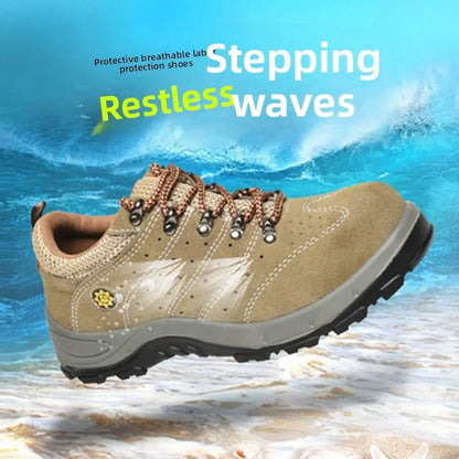 Summer Breathable Labor Protection Shoes Welding Work Shoes Anti Smashing Anti Piercing Lightweight Comfortable Footwear