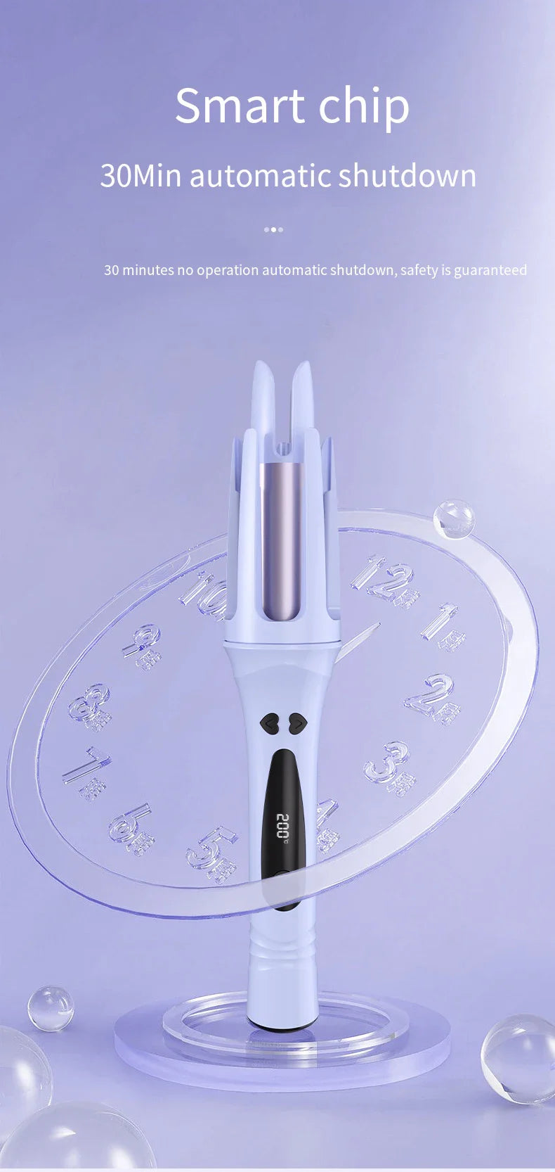 Fast Heating 28MM Auto Rotating Ceramic Hair Roller Professional Curling Iron Curling Wand Hair Waver