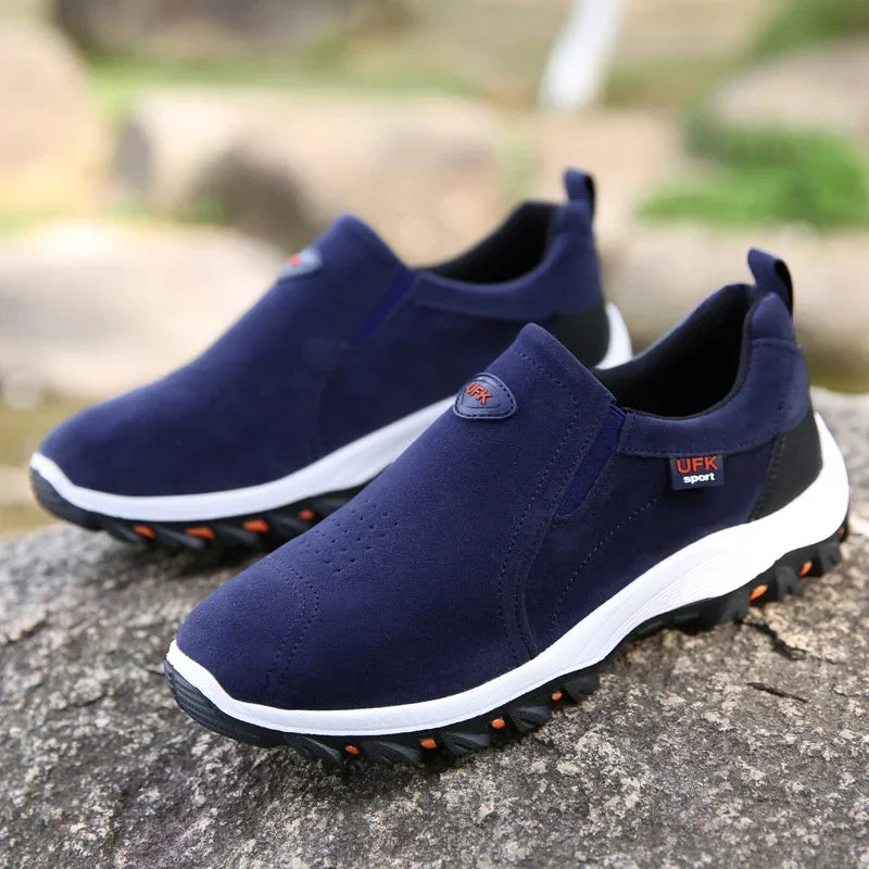 Casual Men's Sports Shoes Outdoor Walking Loafers Comfortable Shoes Fashionable and Lightweight Plus Size 38-50