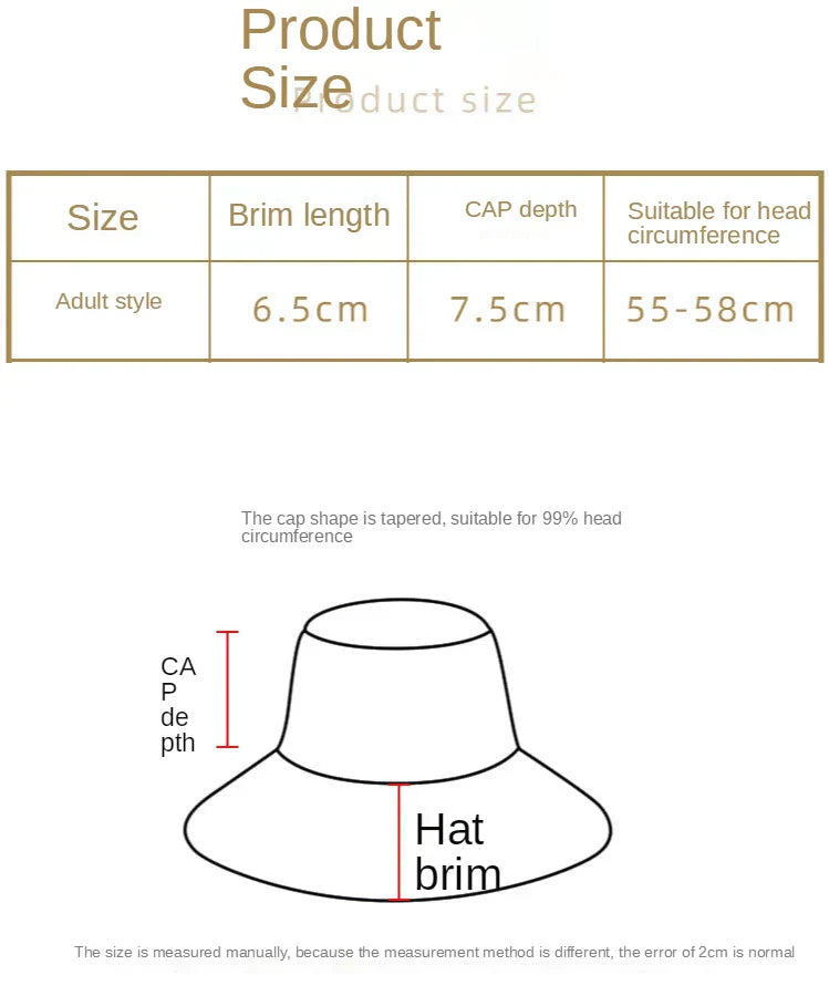 Double-sided Wearing Cap Solid Color Bucket Hat Men Women Sun Hat Reversible Fisherman Hat Summer Panama Cap Sun Fishing Gorros