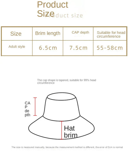 Double-sided Wearing Cap Solid Color Bucket Hat Men Women Sun Hat Reversible Fisherman Hat Summer Panama Cap Sun Fishing Gorros