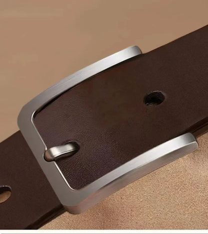 Male Famous Brand Luxury Designer PU Leather Jeans Belts for Men Pin Adjustable Alloy Buckle Waist Straps Belt 105cm 120cm 125cm