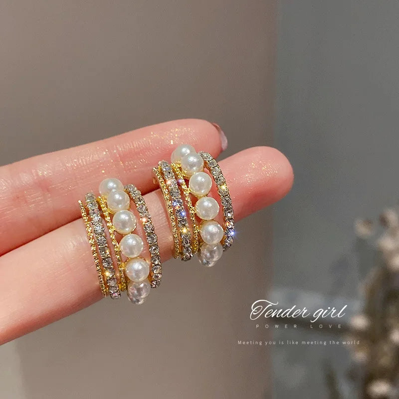 Geometric Triangle Earrings European and American Fashion Long Tassel