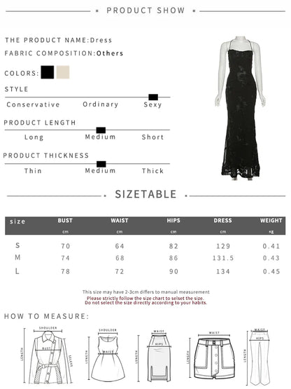 Elegant Flower Embroidery Maxi Dress Women Low-Neck Cross Bandage Backless Summer Street Trend Skinny Holiday Vestidos