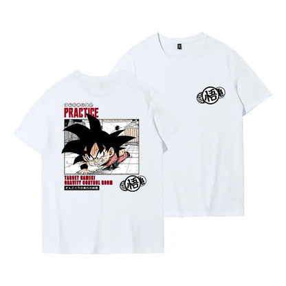 Tide Brand Joint T-shirt Wukong Frisa Animation Peripheral Clothes Ins Men's America Short-sleeved T-shirt