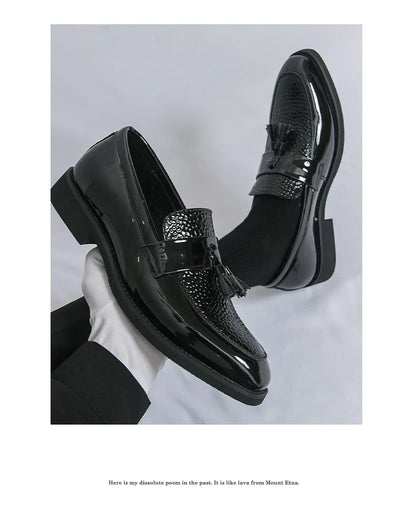 Classic Social Formal Leather Shoes Men Party Leather Casual Business Shoes Men Leather Loafers High Quality Men's Dress Shoes