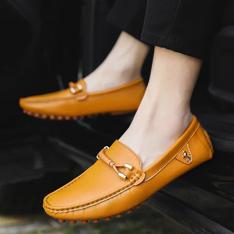 Men Loafers Shoes Formal Dress Shoes Business Casual Shoes for Men Wedding Party Office Shoes Soft PU Leather Loafers Men