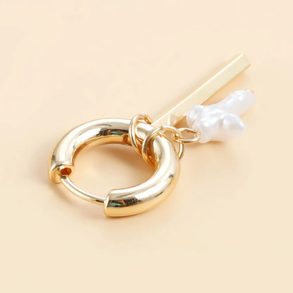 Geometric Crystal Asymmetric Dual-use Ear Buckle Earrings for Women Jewelry
