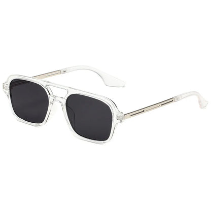Sunglasses Female Vintage Hollow Leopard Blue Oculos De Sol Woman