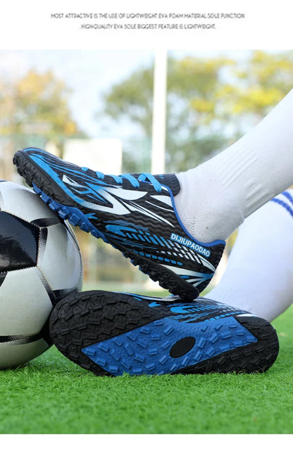Outdoor Children's Football Shoes Low-cut Kids Soccer Shoes Sports Shoes Comfy Non-Slip Training Shoes For Boys Futsal Sneakers
