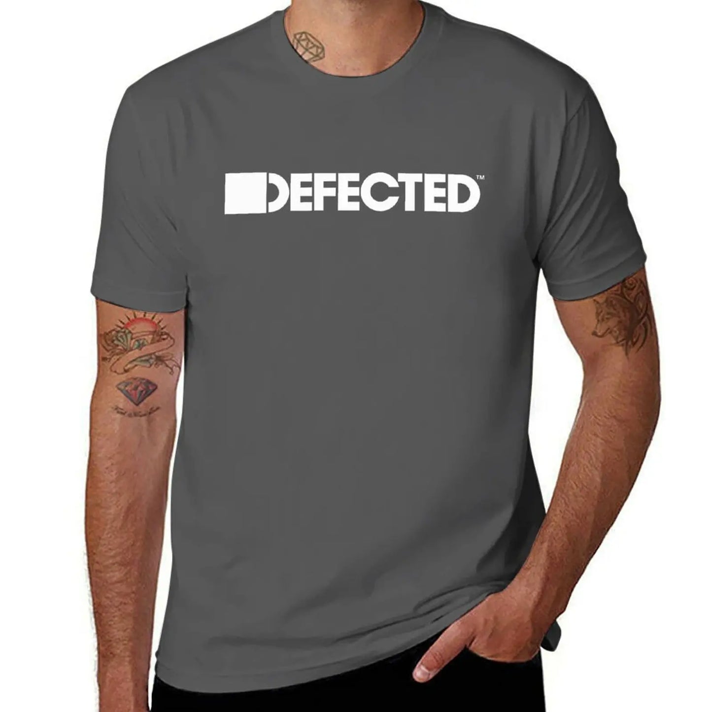 DEFECTED RECORDS T SHIRT Rave T Electronic Music Festival Ibiza Party House T-Shirt graphics Men's t-shirt
