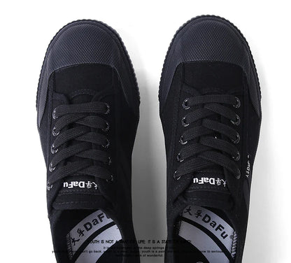 Original Kungfu Shoes Improved Version Sneakers Men Women All Black Shoes