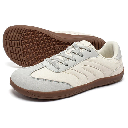 Barefoot Wide Toe Sneakers Unisex Zero Drop Minimalist Canvas Shoes Non Slip Lace Up Walking Sneaker