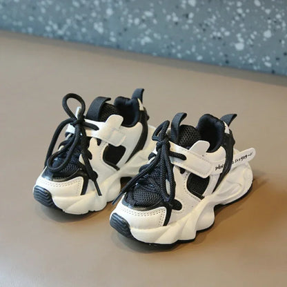 Fashion Children's Sports Shoes Student Mesh Breathable Running Shoes Kids Non-slip Basketball Shoes for Girls and Boys Outdoor