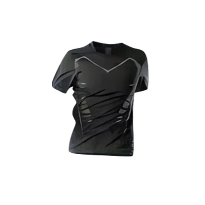 New Men's Sportswear 1-5Pcs Suit  All-Season Running Cycling Fitness Quick Drying Clothing Jogging Training Men's Track Suit Set