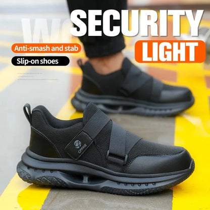 Lightweight Breathable Labor Protection Shoes Are Lightweight Anti Smashing Anti Puncture for Men A Must-have for Lazy People