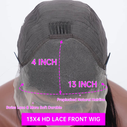 30 Inch 250 Density Highlight Honey Brown Curly Lace Front Human Hair Wigs 13x6 13x4 Ombre Colored Deep Wave Lace Frontal Wig