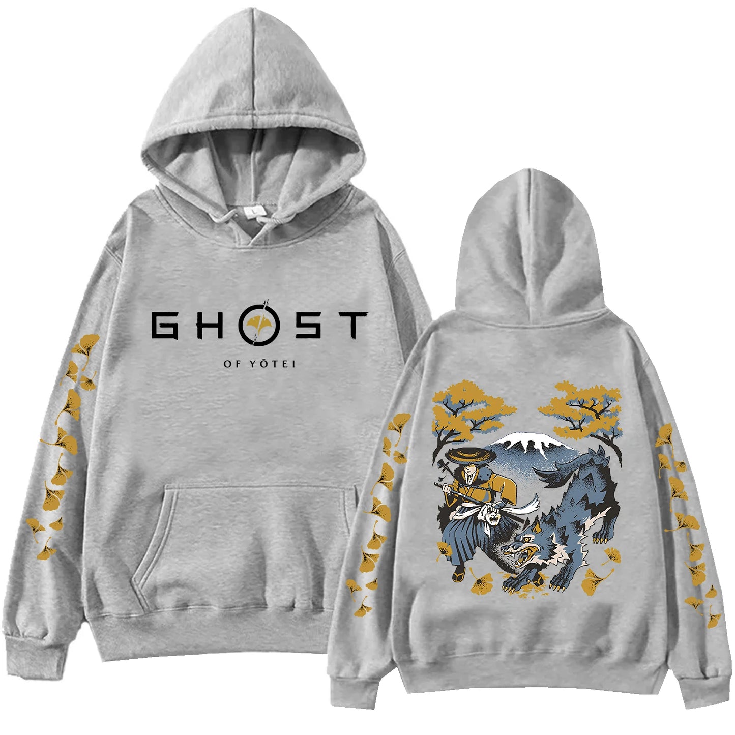 Moletom Masculino e Feminino Ghost of Yotei 2025 Moletom Masculino Feminino Harajuku Game Merch Pullover Tops Presente