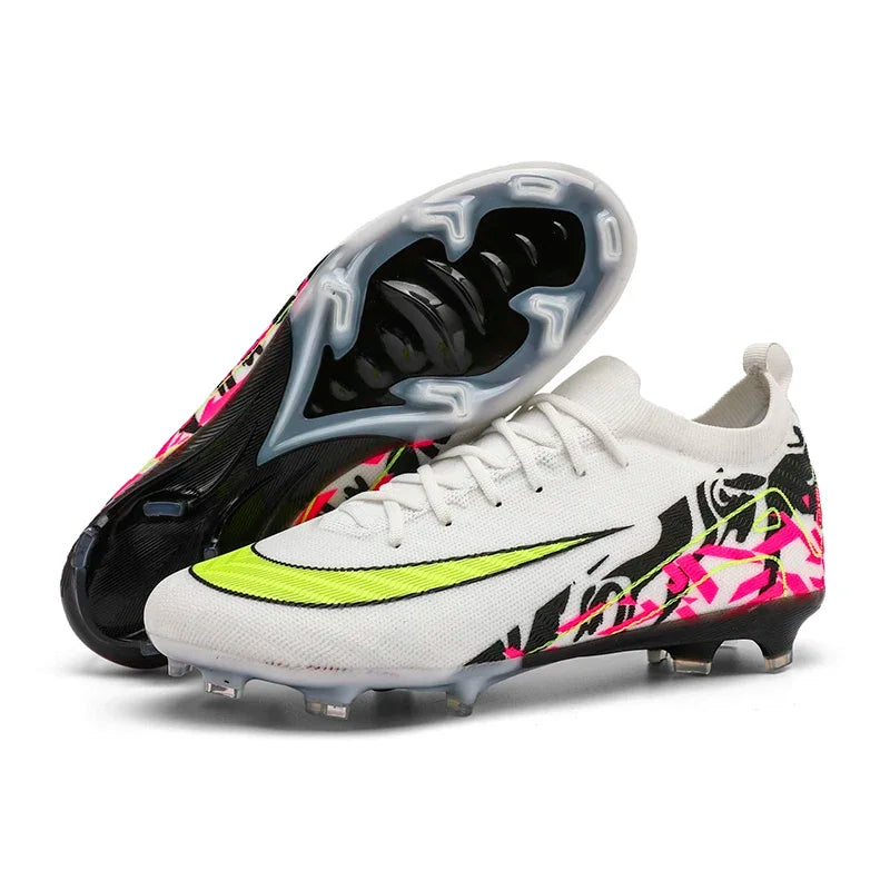 Hot Selling Soccer Shoes Society Professional Grass Training Original Football Field Boots Cleats Indoor Non Slip Futsal Sneaker