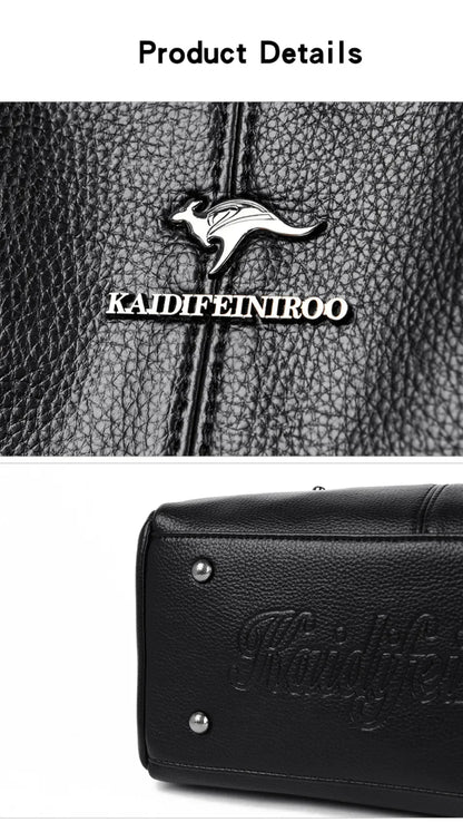 Genuine Fashion 3 Layers Luxury Handbags Women Bags Designer HIgh Quality Leather Crossbody Bags for Women 2024 Shoulder Bag