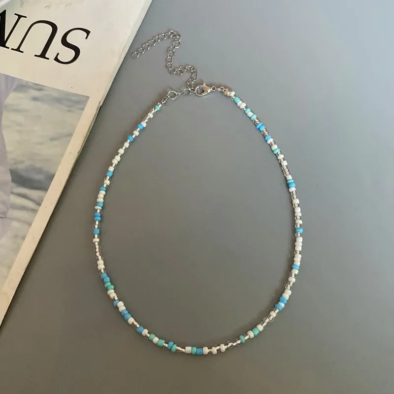 Choker Chain Fashion  Charm Collar Colorful Handmade Colar Collar Necklace Jewelry Femme