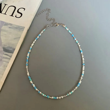 Choker Chain Fashion  Charm Collar Colorful Handmade Colar Collar Necklace Jewelry Femme