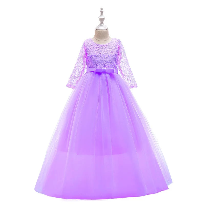 Children Princess Girls Party Wear Kids Christmas Dress Girl's Birthday Dress Baby Girl Wedding Banquet Clothes 3-14 years
