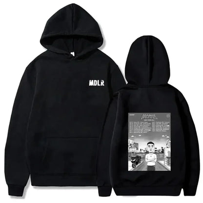 Print Hoodies Women Fleece Sweatshirt Hip Hop Casual Hoodie Vintage Pullovers Loose Y2k Clothes Women Sweatshirt