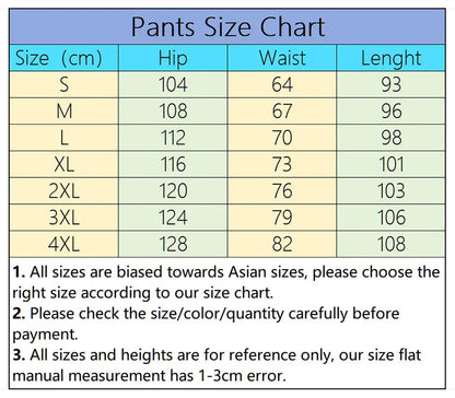 Printed Sweatpants All Season Male Daily Casual Sports Jogging Pants 2025 Japanese Harajuku Style Trousers Men's Clothes