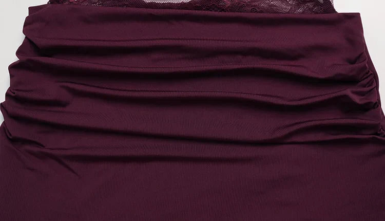 Lace Patchwork Backless O Neck Women Dresses Fashion Sheer Long Sleeve Sheath Outfits Hollow Out Female Hip Wrap Bodycon