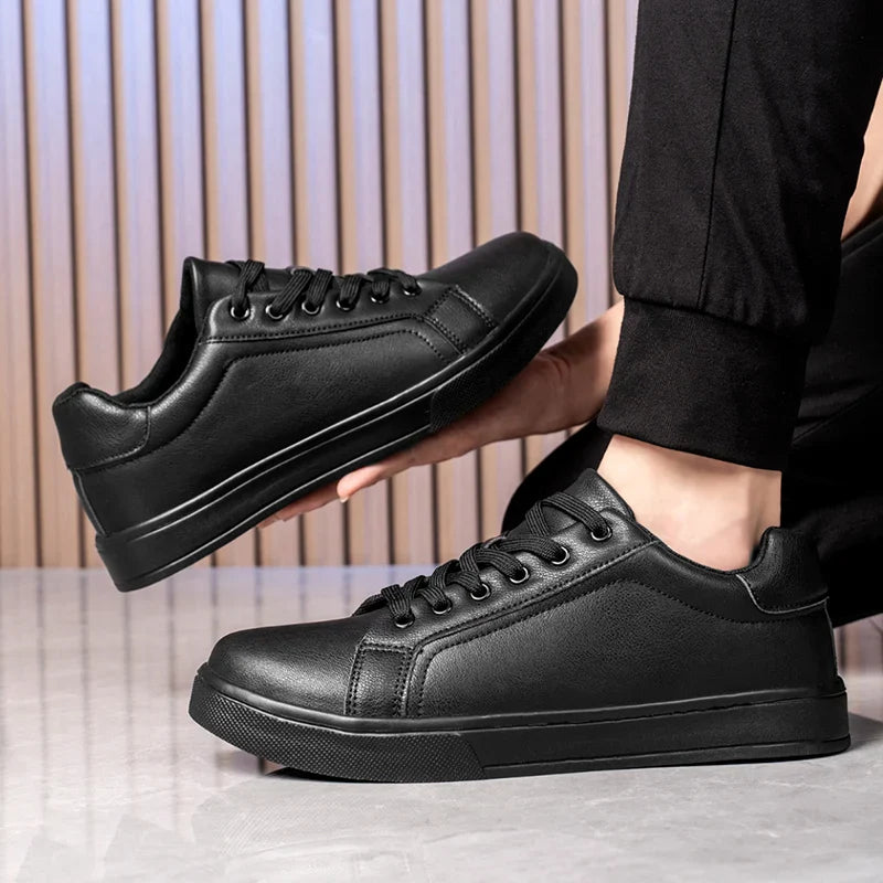 Men's Business casual Shoes Soft Moccasin Shoes Comfortable Casual Shoes for Men Autumn Solid Black White Men Sneakers