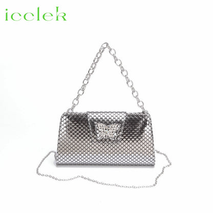 Italian Hollow Design Shoes Matching Bag in Coffee Color Comfortable Heels Ladies Sandals for Party