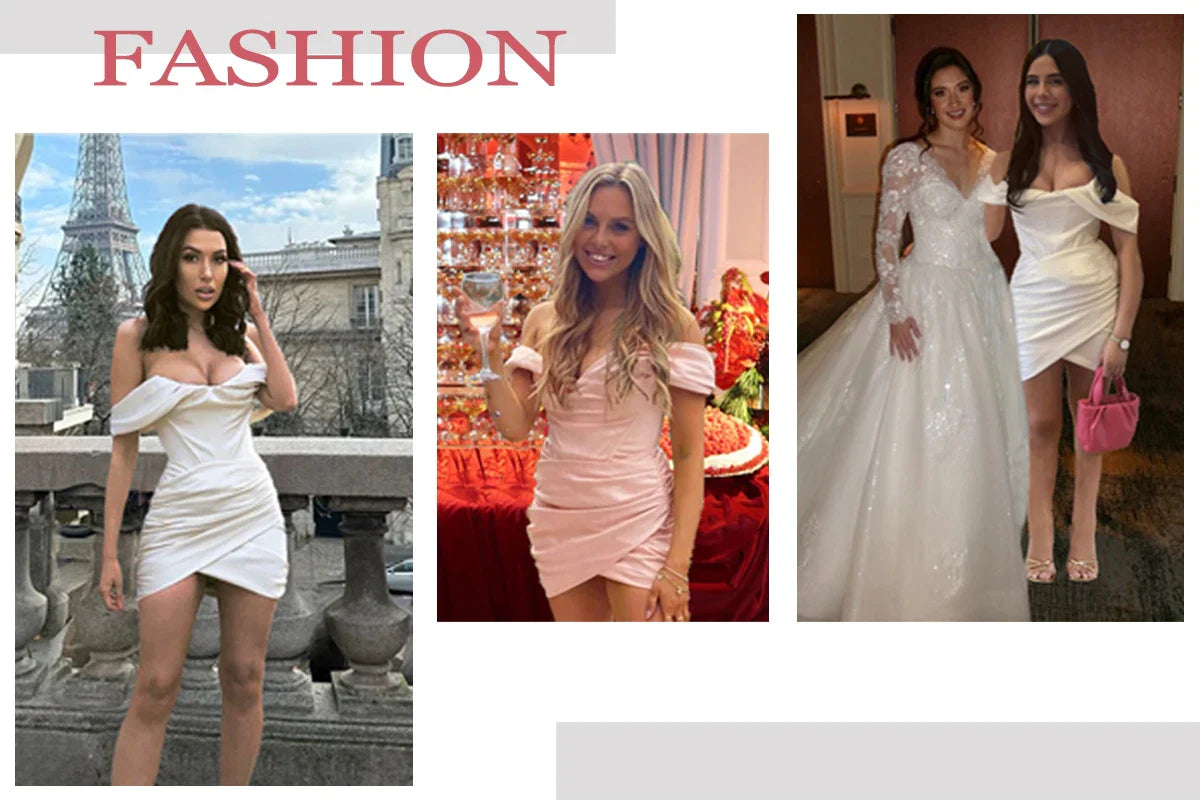 White Evening Dresses for Events Red Long Sleeve Lace Elegant Party Dresses 2025 Women Luxury Wedding Prom Dress Gown