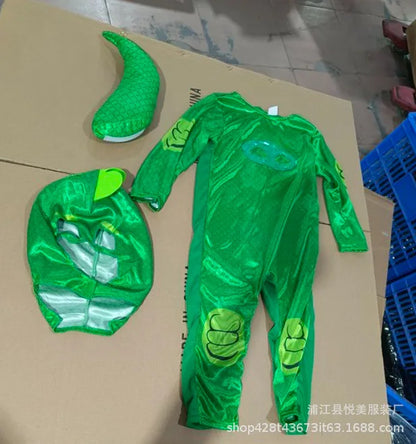 cosplay Blue Pajama Boys Girls Anime Hero Costume with Mask Cosplay Clothe Suit  Halloween costume Birthday Party  Gift