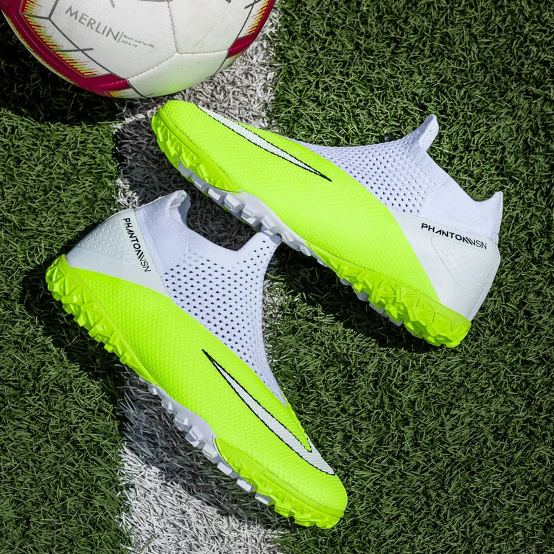New Men Football Boots High-quality Soccer Shoes Soccer Cleats Professional Turf Training Shoes Ultralight Futsal Match Non-Slip