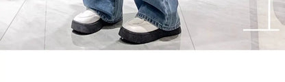 Calça Jeans Feminina Plus Size Folgada Cintura Alta Perna Larga Azul Claro Elástico na Cintura Cordão Calças Outono Moda Plus Size