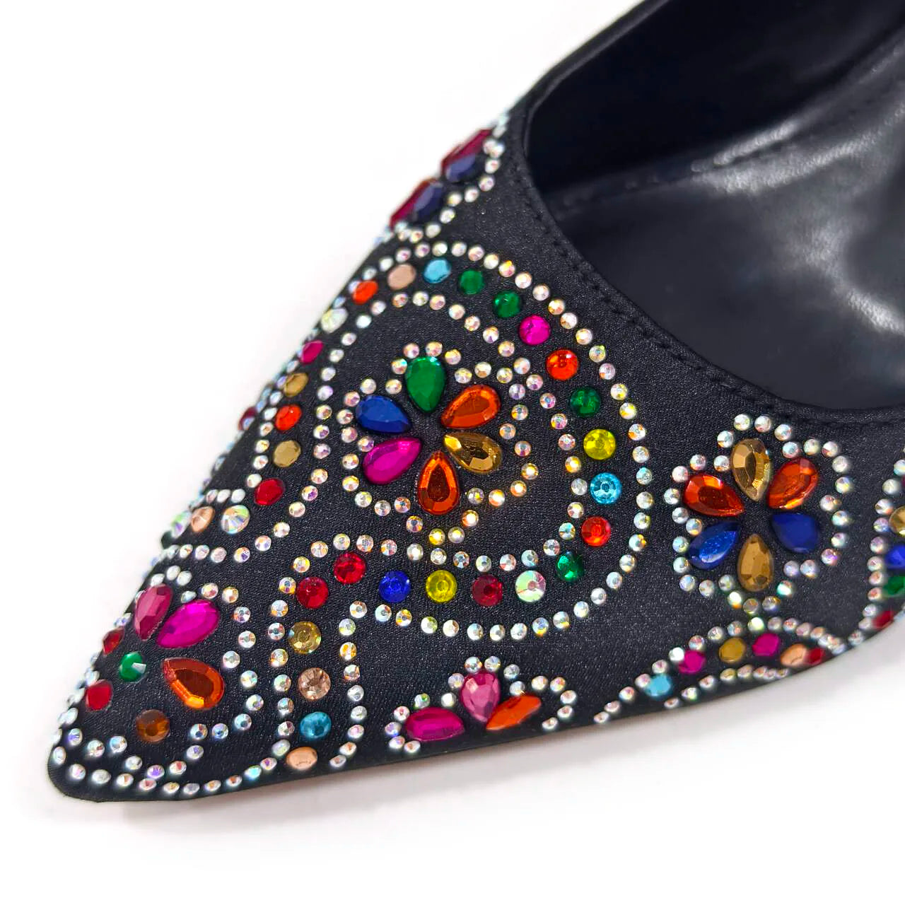 2024 Summer New Design Specials Italian Women Shoes and Bag Set in Royal Green Color Comfortable Heels With Rhinestone for Party