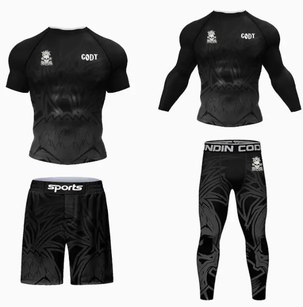 Ensembles de survêtement d'entraînement Rashguard pour enfants, combinaison de sport pour figurines, uniforme de grappin